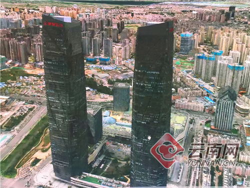 昆明萬達雙塔頂藏著“硬核科技” 高空“鷹眼”讓違建無處藏身